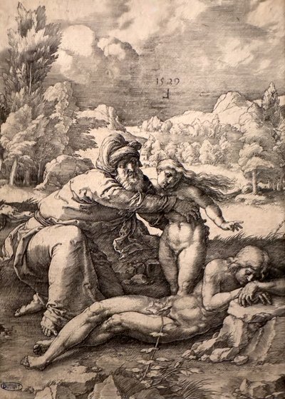 La creazione di Eva da Lucas van Leyden