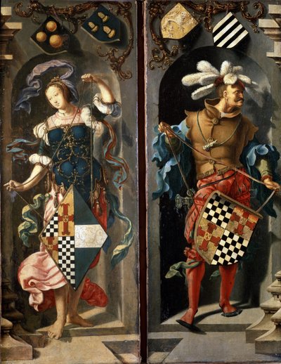 La guarigione del cieco di Gerico da Lucas van Leyden