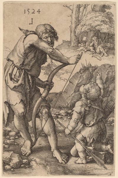 Lamech e Caino da Lucas van Leyden