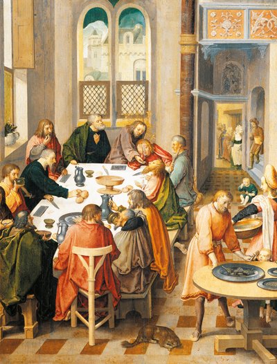 Ultima Cena, di Lucas van Leyden (circa 1494-1533) da Lucas van Leyden