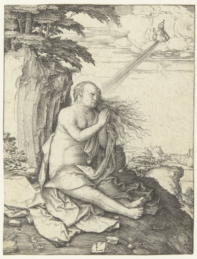 Maria Maddalena nel deserto da Lucas van Leyden
