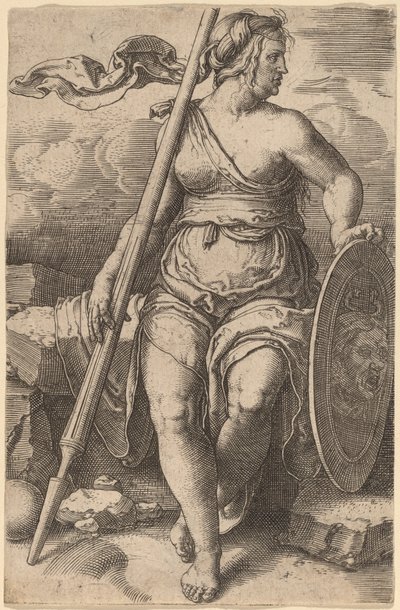 Pallade Atena da Lucas van Leyden