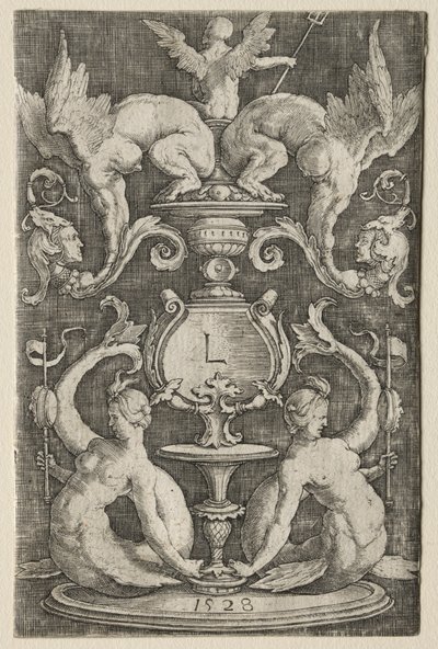 Pannello ornamentale da Lucas van Leyden