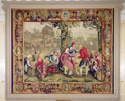 Pagare i mietitori, Gobelins Workshop da Lucas van Leyden