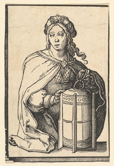 Sibilla Persiana, dalla serie delle Sibille, ca. 1530 da Lucas van Leyden