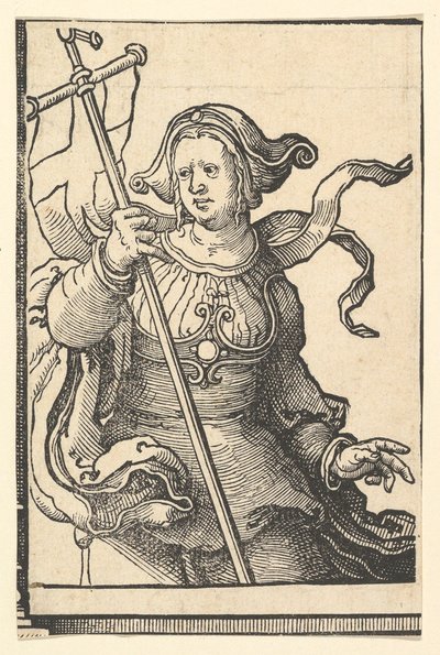 Sibilla Frigia, dalla serie di Sibille, ca. 1530 da Lucas van Leyden