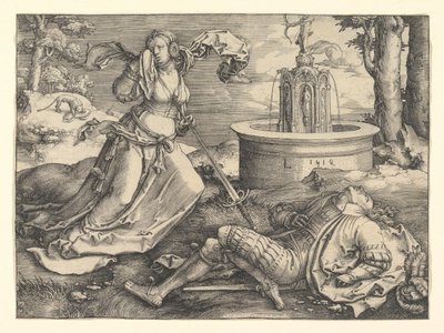 Piramus e Thisbe, 1514 da Lucas van Leyden