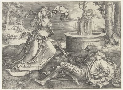 Piramus e Thisbe da Lucas van Leyden