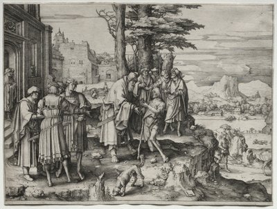 Ritorno del figliol prodigo, c. 1510 da Lucas van Leyden
