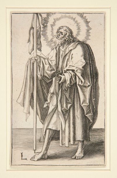 San Giacomo il Maggiore (o il Vecchio) dalla serie: Cristo e gli Apostoli da Lucas van Leyden