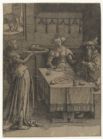 Salomè con la testa di Giovanni Battista da Lucas van Leyden