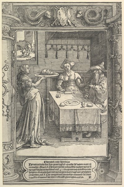 Salomè con la testa di Giovanni Battista, ca. 1517 da Lucas van Leyden