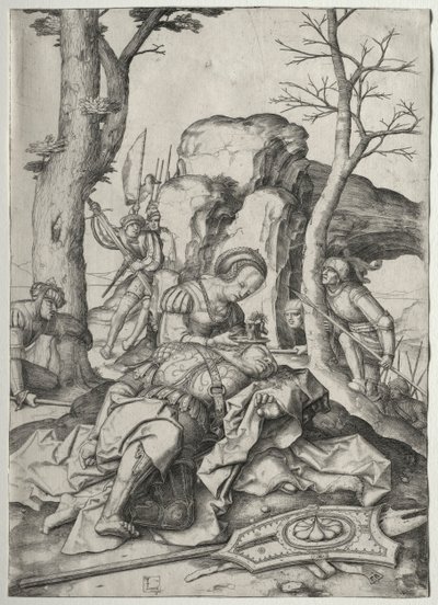 Sansone e Dalila, c. 1507 da Lucas van Leyden