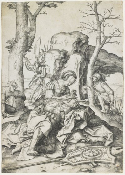 Sansone e Dalila, c. 1508 da Lucas van Leyden