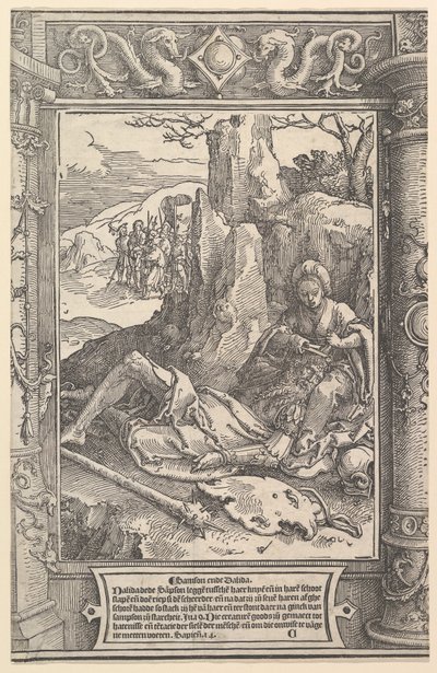 Sansone e Dalila, ca. 1517 da Lucas van Leyden