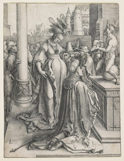 Idolatria di Salomone da Lucas van Leyden