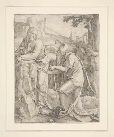 Tentazione di Cristo da Lucas van Leyden