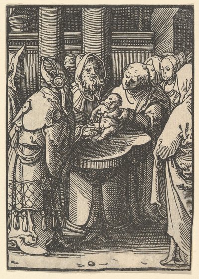 La Circoncisione, ca. 1520 da Lucas van Leyden