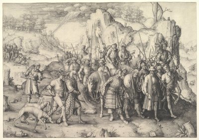 La conversione di San Paolo, 1509 da Lucas van Leyden