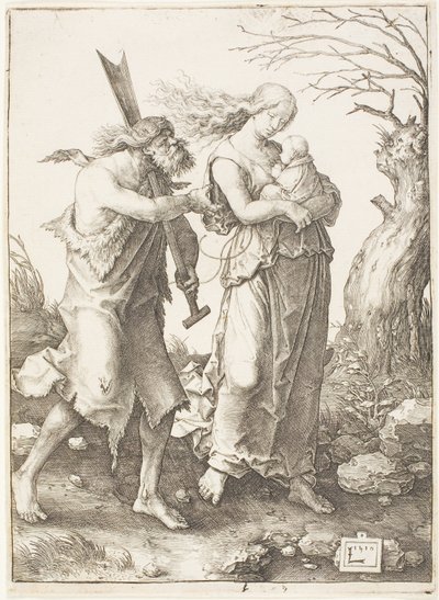 La cacciata dal Paradiso da Lucas van Leyden