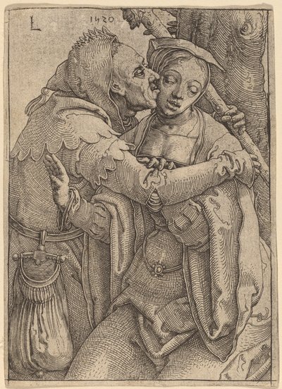 Il Matto e la Donna da Lucas van Leyden