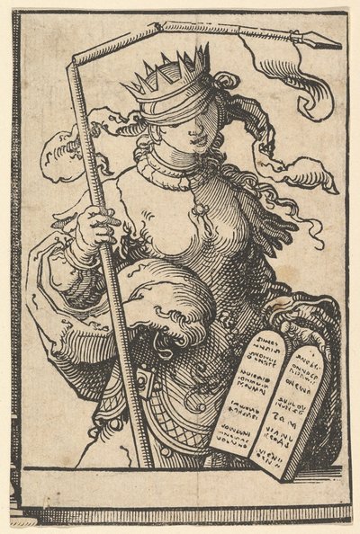 Il Vecchio Testamento o Sinagoga, dalla serie delle Sibille, ca. 1530 da Lucas van Leyden