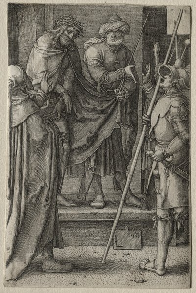 La Passione: Cristo presentato al popolo, 1521 da Lucas van Leyden