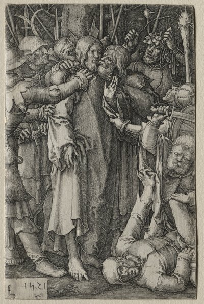 La Passione: La cattura di Gesù da Lucas van Leyden