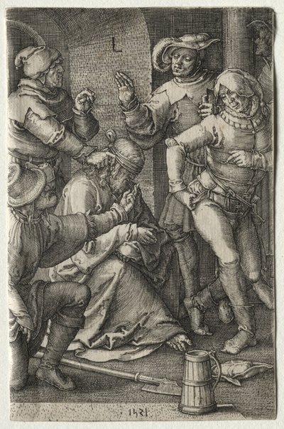 La Passione: La derisione di Cristo da Lucas van Leyden