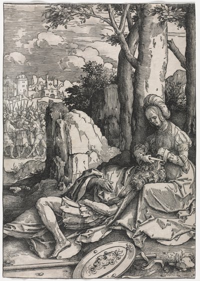 Il potere delle donne: Sansone e Dalila da Lucas van Leyden