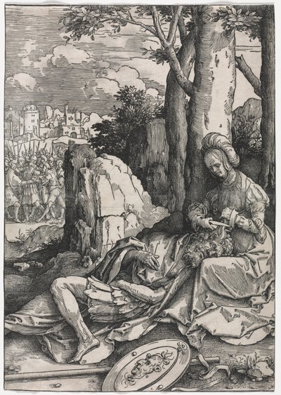 Il potere delle donne: Sansone e Dalila, c. 1512 da Lucas van Leyden