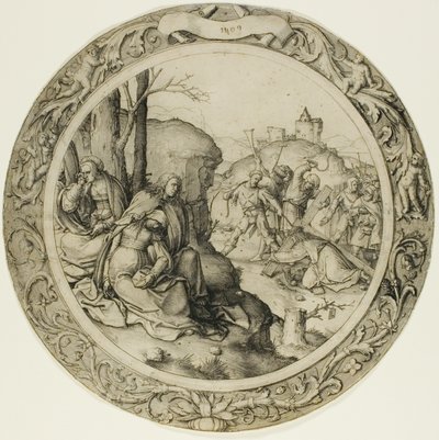 La Passione rotonda: Cristo che porta la croce da Lucas van Leyden