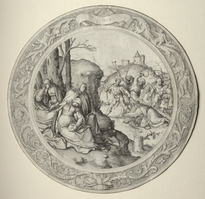 La Passione Rotonda: Cristo che porta la croce da Lucas van Leyden