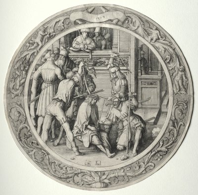 La Passione Rotonda: Cristo incoronato di spine da Lucas van Leyden