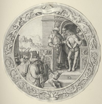 La Passione Rotonda: Cristo Presentato al Popolo da Lucas van Leyden