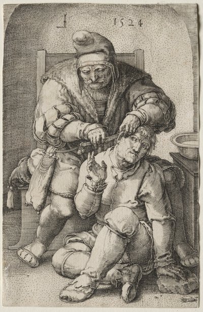 Il chirurgo, 1524 da Lucas van Leyden