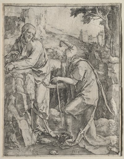 La tentazione di Cristo da Lucas van Leyden