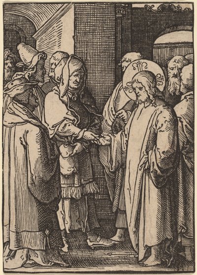 Il denaro del tributo da Lucas van Leyden
