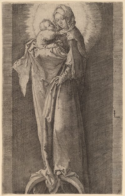 La Vergine nella nicchia da Lucas van Leyden