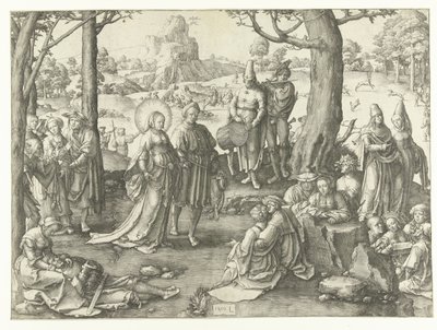 La vita mondana di Maria Maddalena da Lucas van Leyden