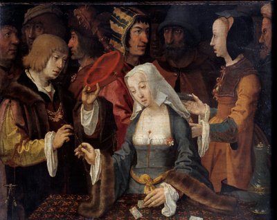 I giocatori di carte da Lucas van Leyden