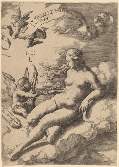 Venere e Cupido da Lucas van Leyden