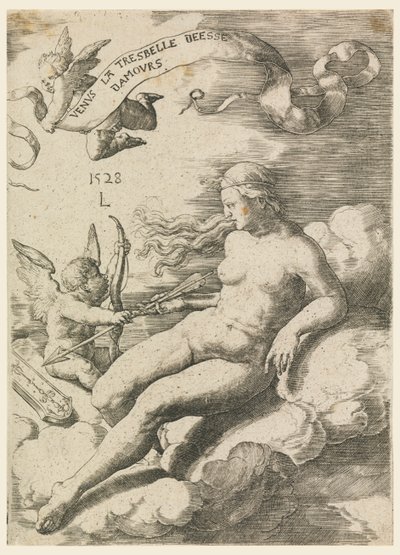 Venere e Cupido da Lucas van Leyden
