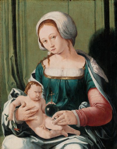 Vergine con bambino, c.1530 da Lucas van Leyden