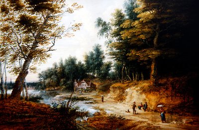 Paesaggio Boschivo da Lucas van Uden
