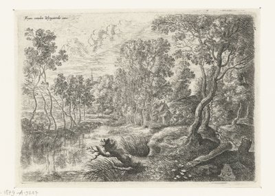Paesaggio con un ruscello da Lucas van Uden