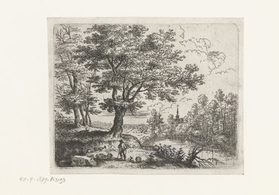 Paesaggio con un pastore da Lucas van Uden