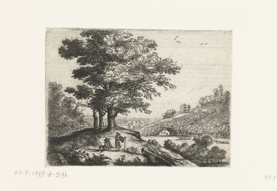 Paesaggio con un fiume da Lucas van Uden