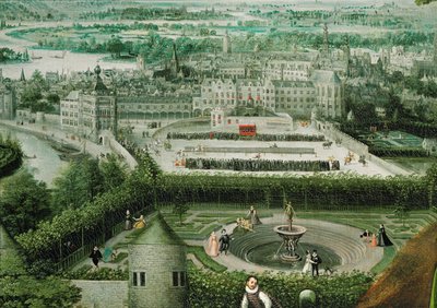 Primavera. Lo sfondo da Lucas van Valckenborch