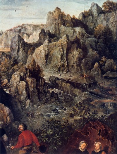 La festa di campagna, (dettaglio), 1576 da Lucas van Valckenborch